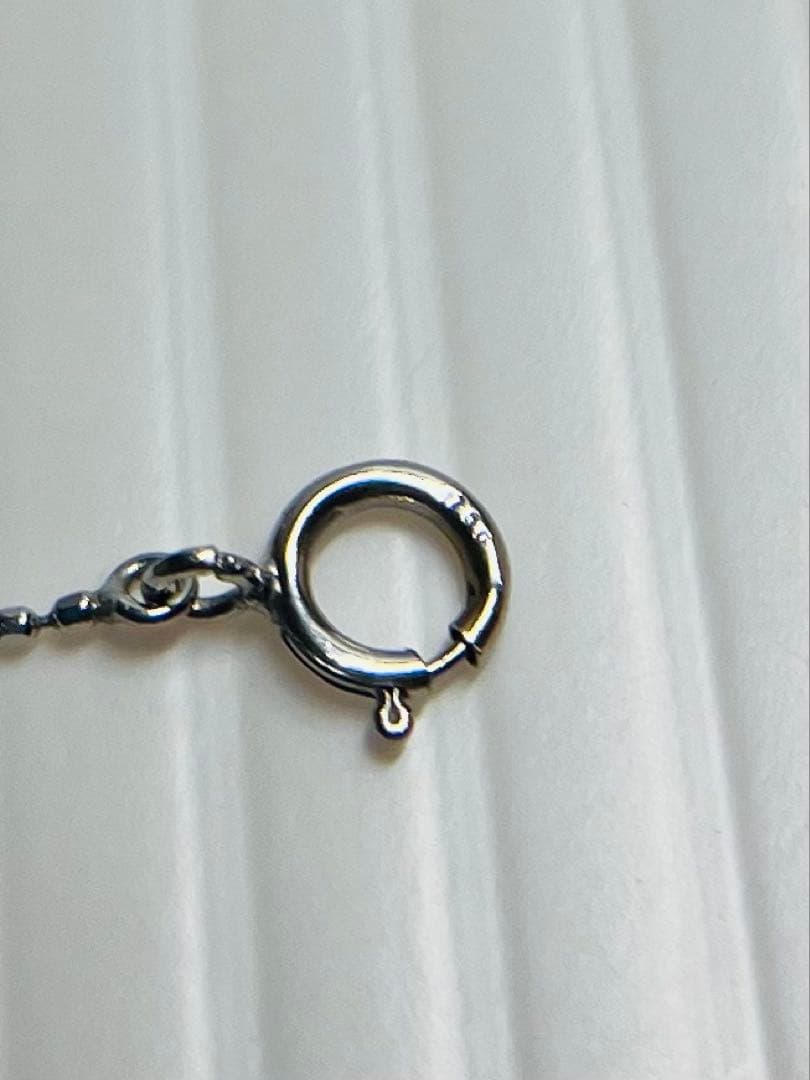 Pt750 ボールチェーン ネックレス 破損