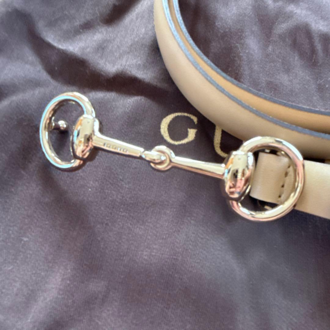 GUCCI ハーフホースビット バックル ベルト