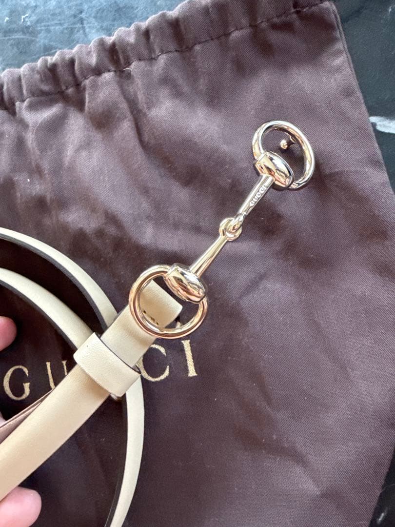 GUCCI ハーフホースビット バックル ベルト
