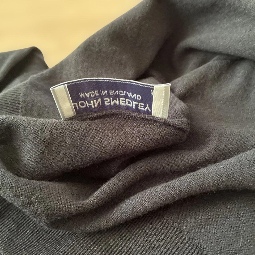 T*i様 JOHN SMEDLEY ブラック タートルネック M
