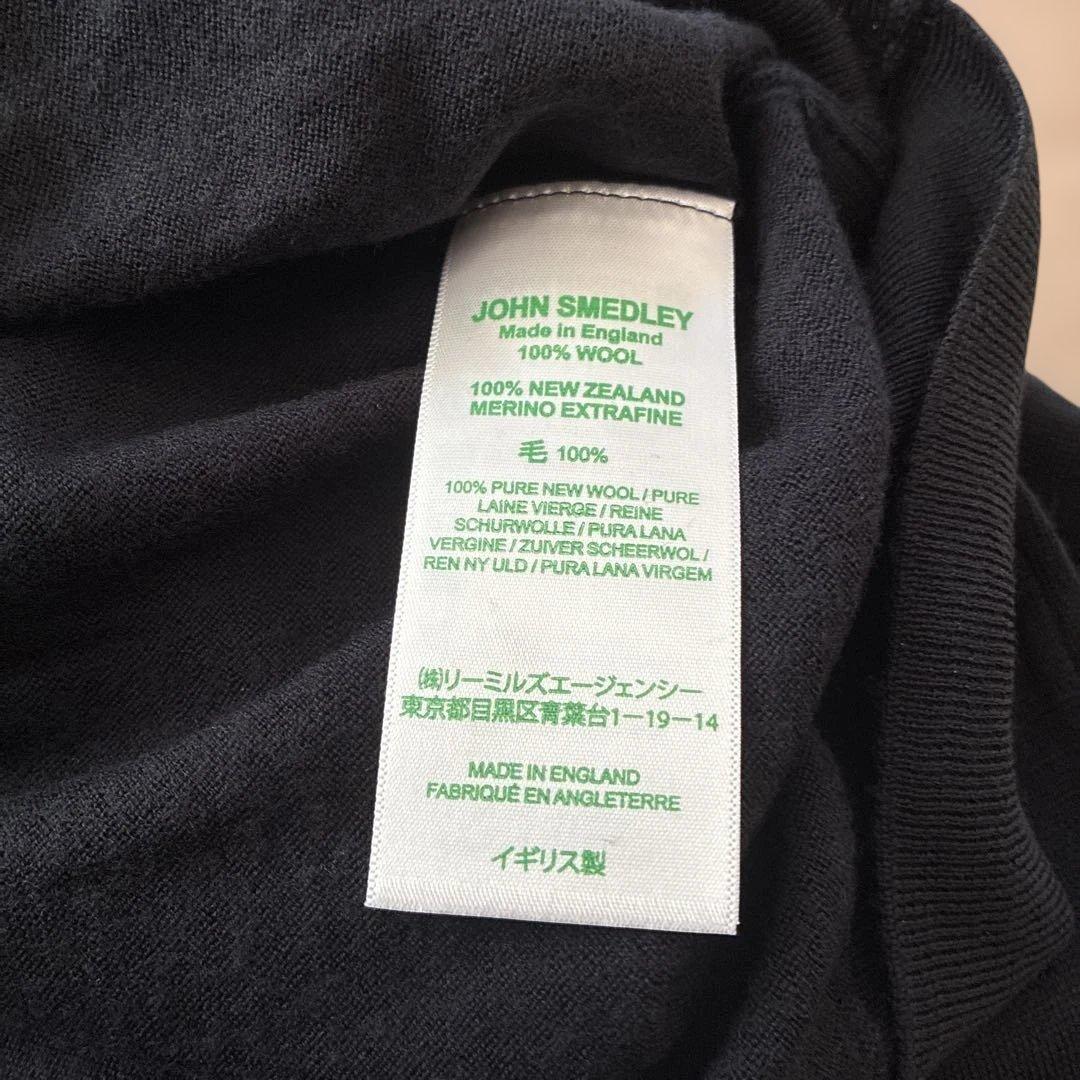 T*i様 JOHN SMEDLEY ブラック タートルネック M