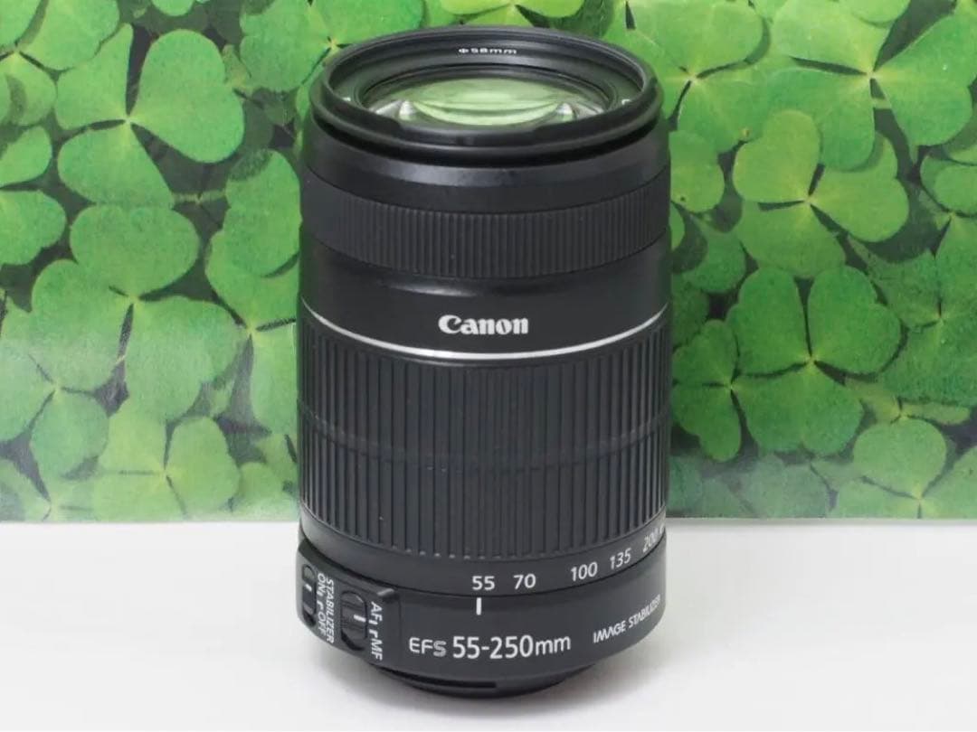【美品】キャノンEF-S55-250mm ISⅡ手ブレ補正⭐️イベントで大活躍