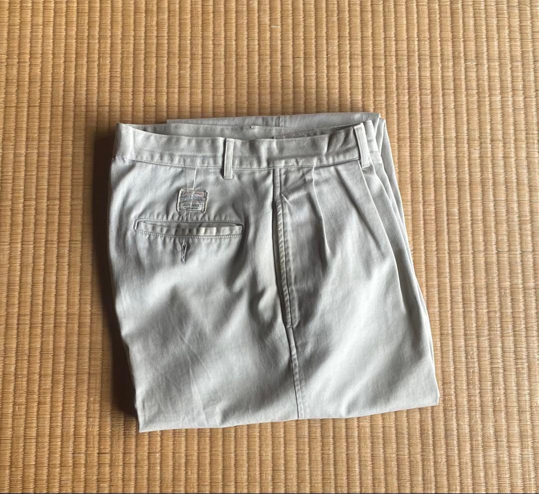 【Made in USA】90s ポロチノ　ポロラルフローレンスラックス　ボトム