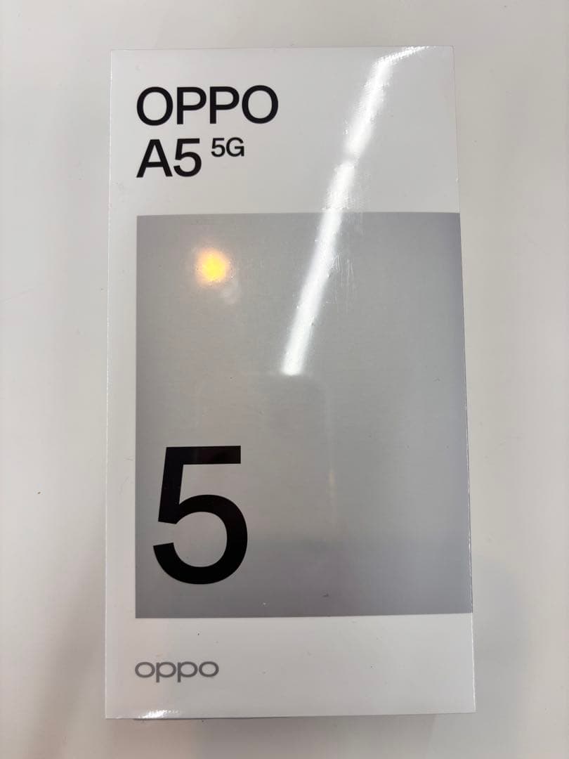 OPPO A5 5G OPG06 ホワイト 新品未開封 シュリンク付き