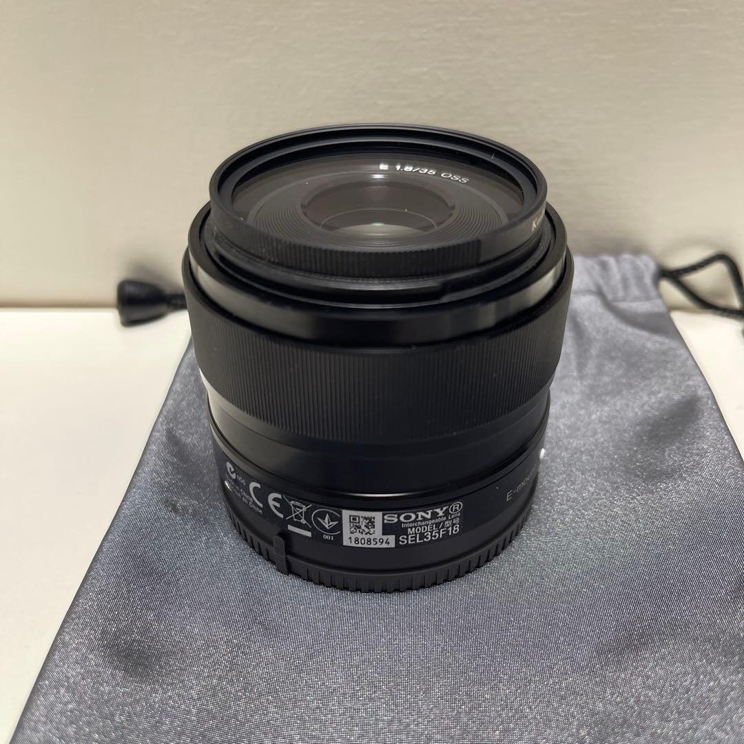 SEL35F18 レンズプロテクター付き