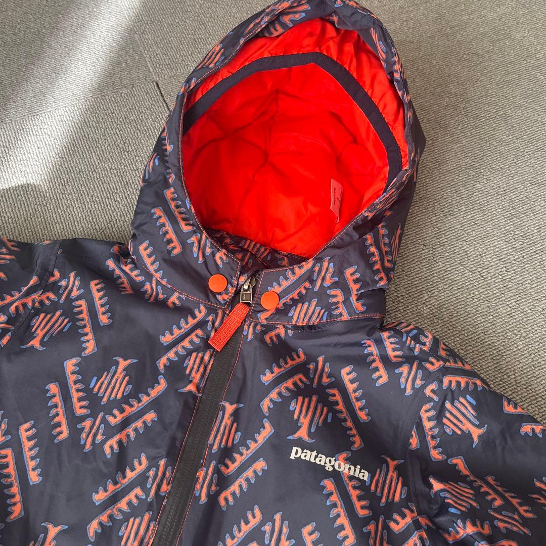 patagonia パタゴニア　キッズ　スキーウェア　5T ネイビー×オレンジ