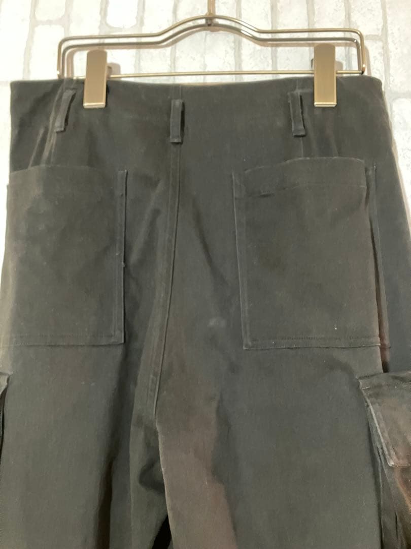 【GRANCY】ジップデザイン カーゴパンツ 黒S 完売品
