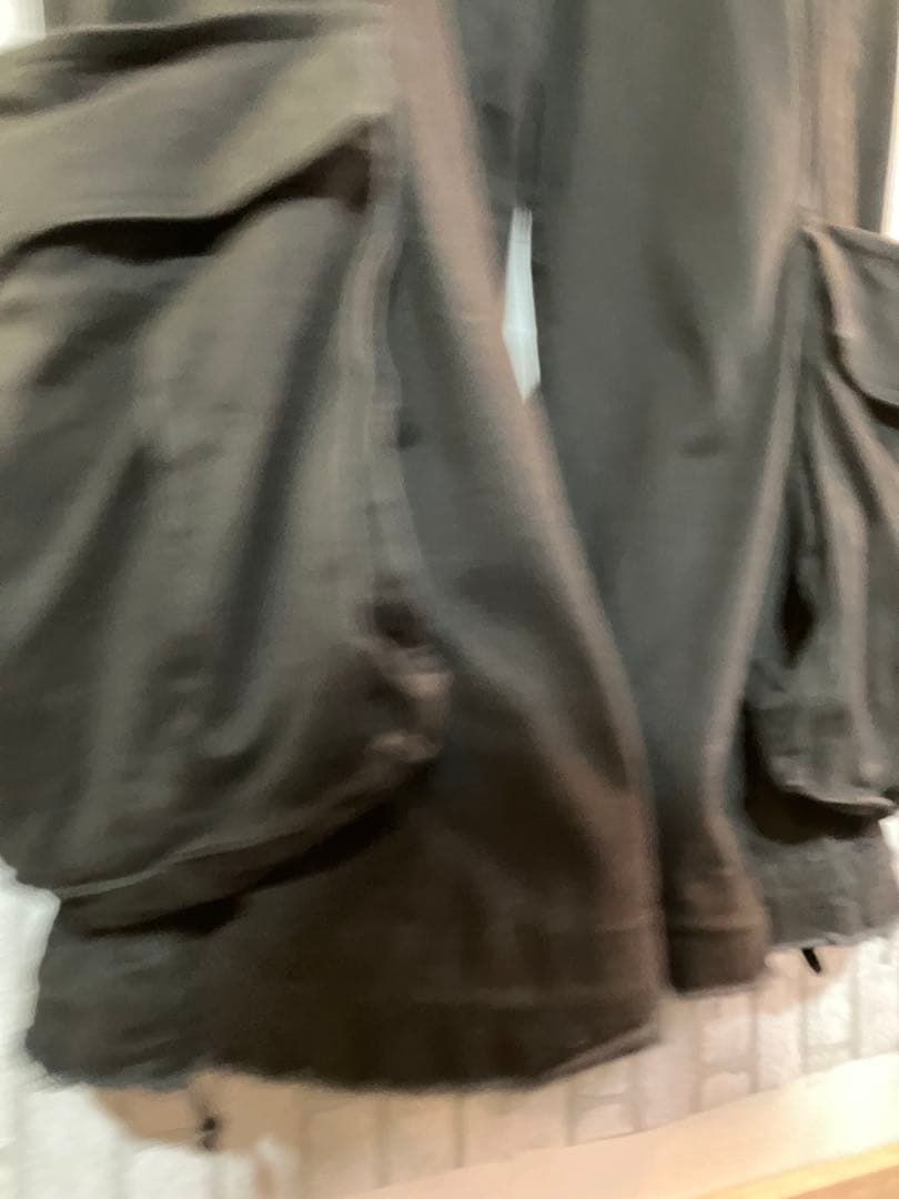 【GRANCY】ジップデザイン カーゴパンツ 黒S 完売品