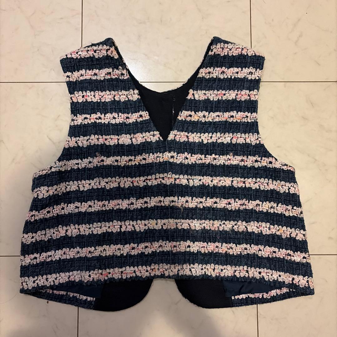 TOMORROWLANDcollection フルールボーダー フロンタブルジレ