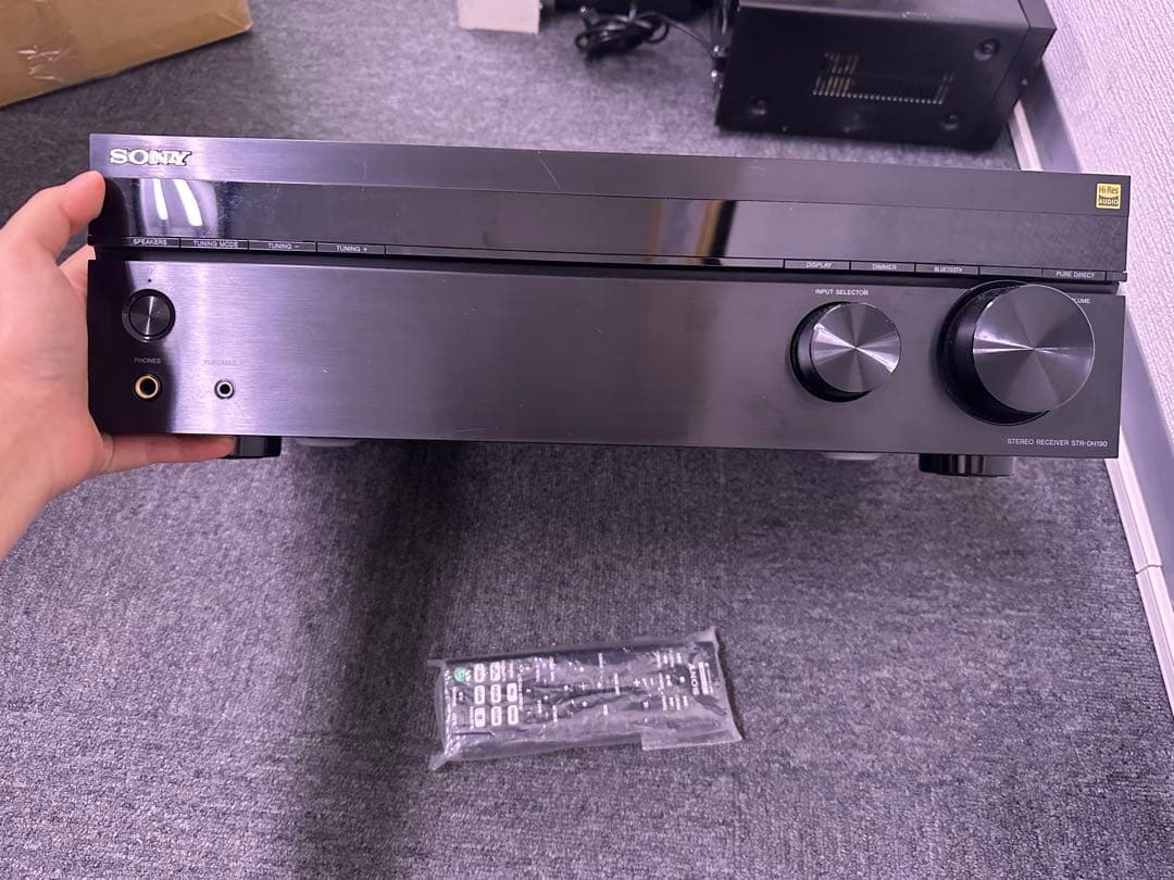 早く方勝ち‼️SONY AVアンプ ブラック