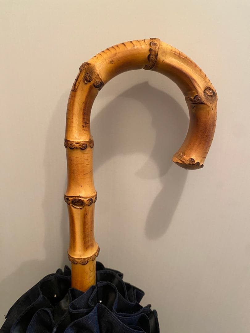 サンバリア100 Mサイズ　ネイビー　フリル