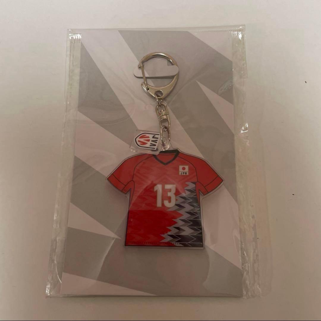 小川智大 ネーションズリーグ 応援Tシャツ ユニフォーム型アクキー