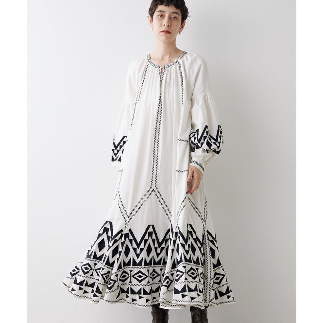 24A/W 完売 Whim Gazette エンブロイダリーワンピース