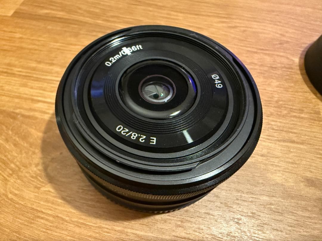 【美品】Sony ソニー E 20mm F2.8 SEL20F28 単焦点レンズ
