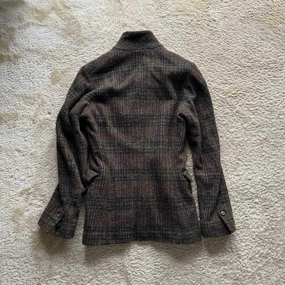 Harris tweed テーラードジャケット　古着　レディース　サイズm