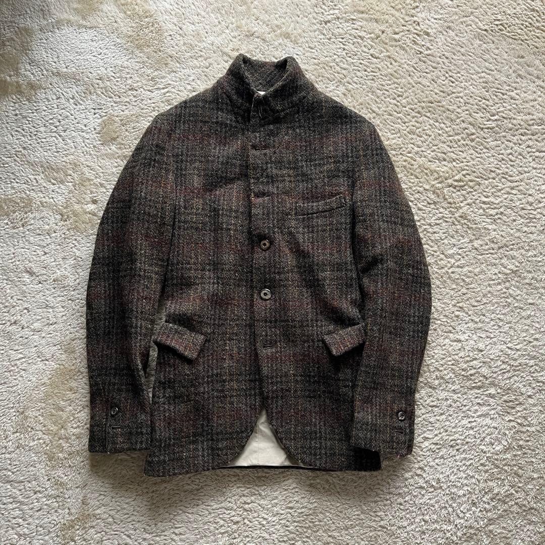 Harris tweed テーラードジャケット　古着　レディース　サイズm