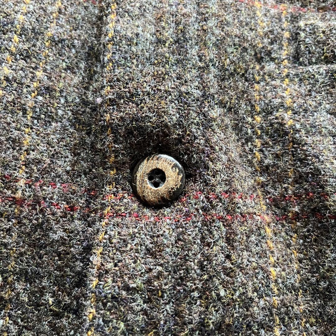 Harris tweed テーラードジャケット　古着　レディース　サイズm