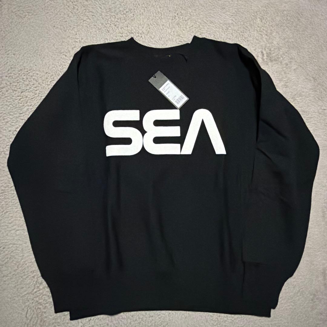 WIND AND SEA スウェット　Crewneck M 黒　ブラック
