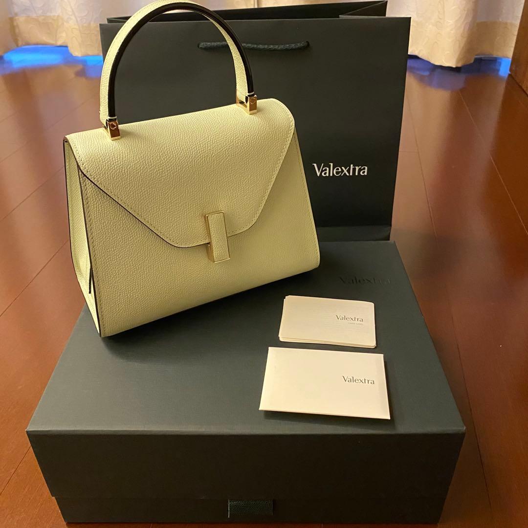 新品　Valextra ミニイジィデ　ミントグリーン