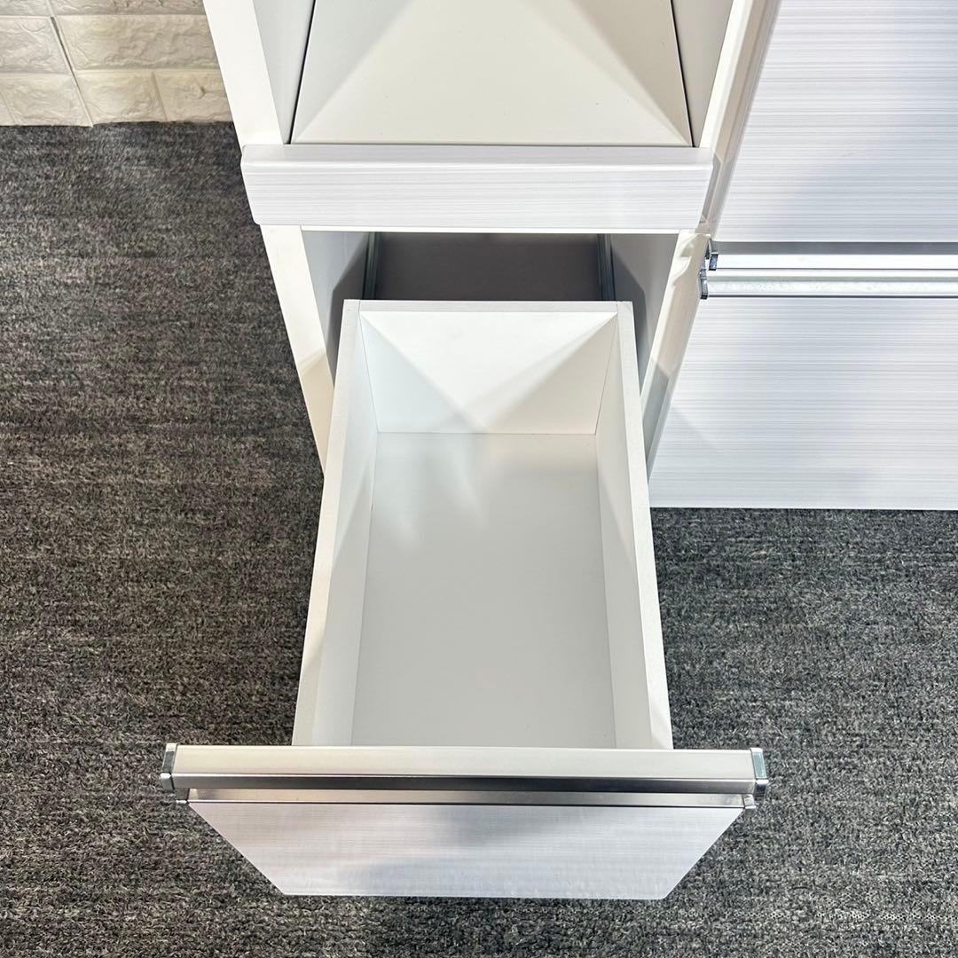 浅川木工 カップボード キッチンボード キッチン収納棚 幅90cm B058