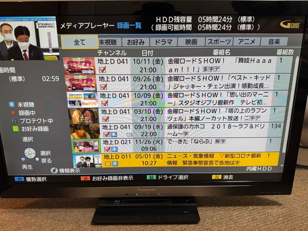 Panasonic TH-L37RB3 液晶テレビ 37インチ　リモコン付き