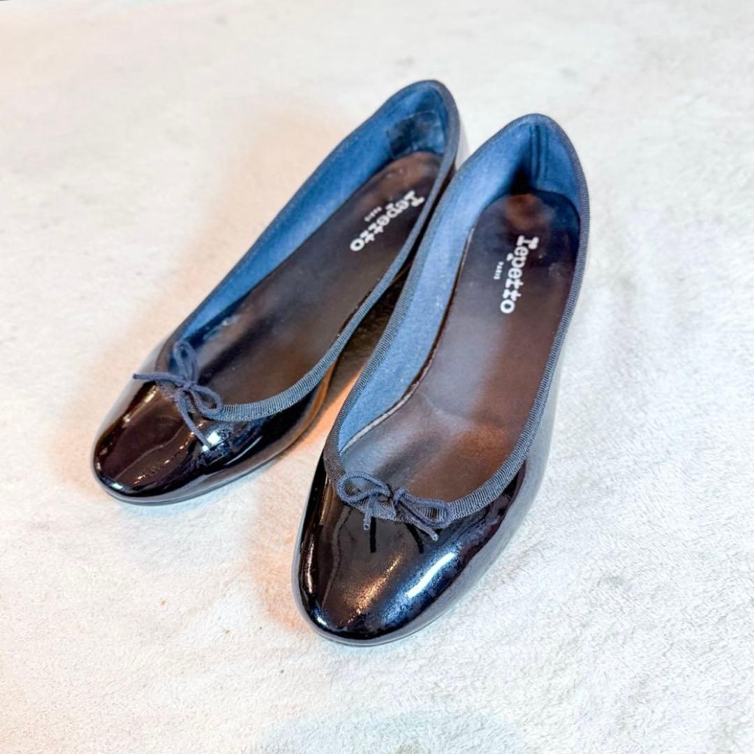Repetto レペット カミーユ ブラック バレエシューズ 38