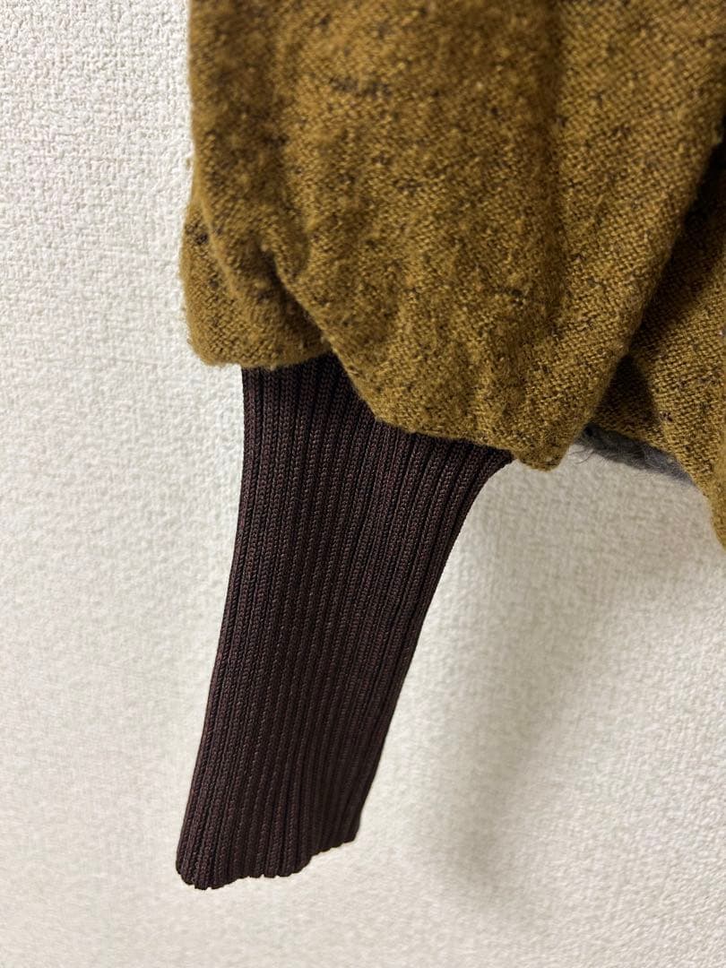 【専用】mina prhonenミナペルホネン ニットダウン ブルゾン フード付