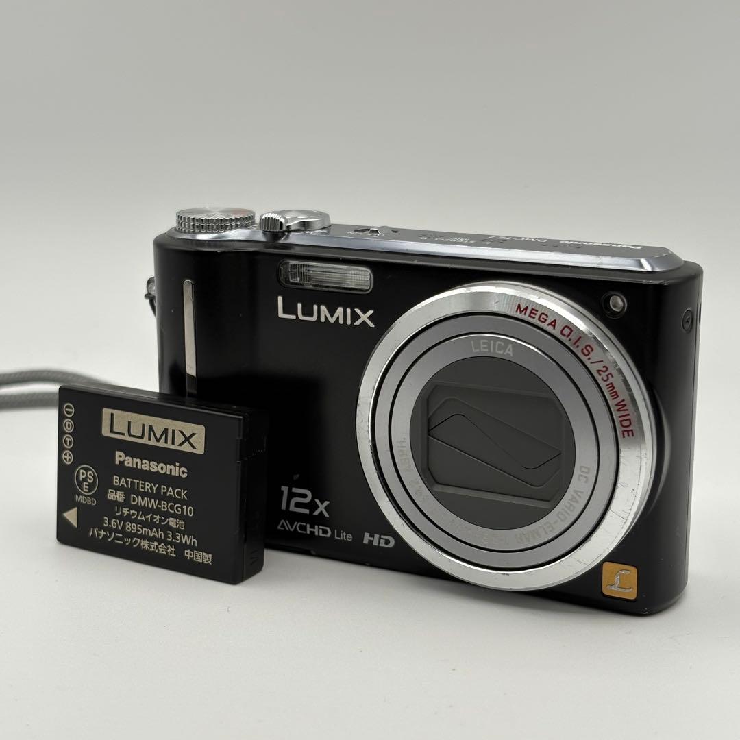 LUMIX DMC-TZ7 Panasonic ブラック デジタルカメラ 動作〇