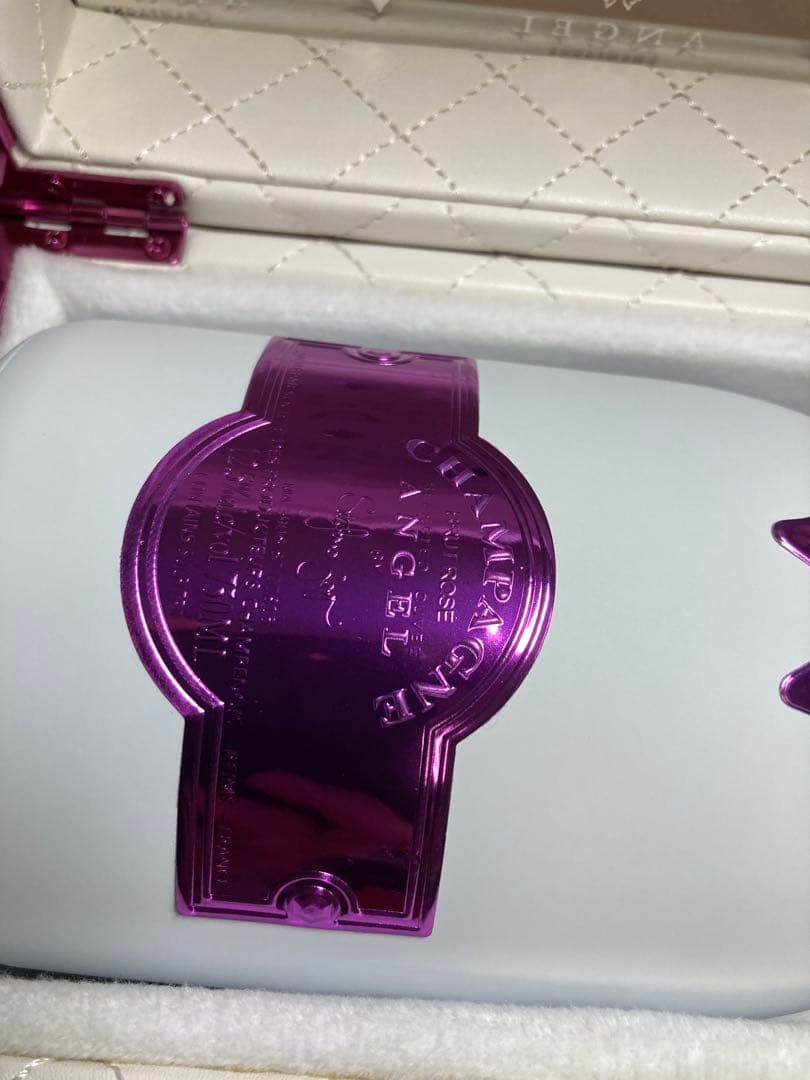 ★未開栓★エンジェルシャンパン★パープル★レザー★