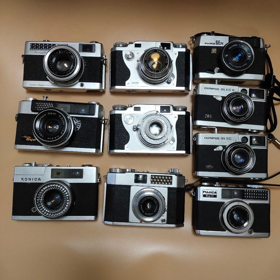 クラシックフィルムカメラ 10台 まとめ オリンパス ミノルタ コニカ フジカ