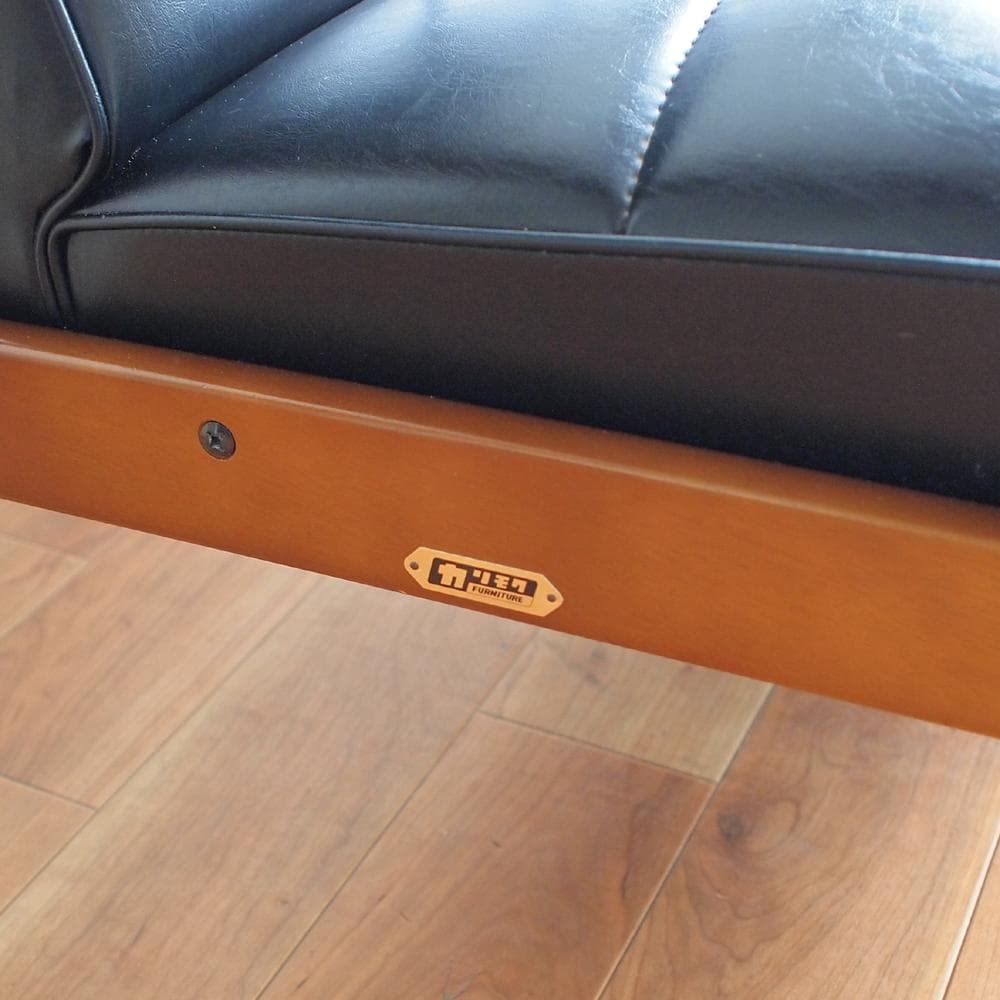 カリモク60 Kチェア スタンダードブラック 2シーター