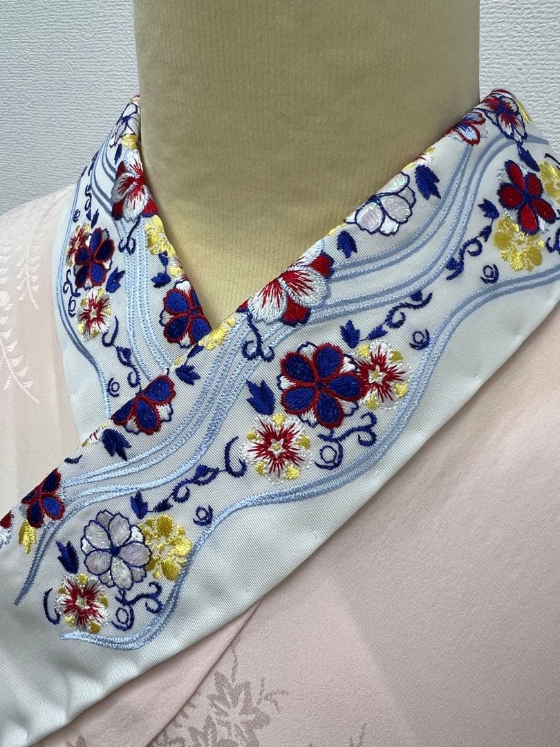 振り袖　フルセット　ブルー　別誂長襦袢　成人式　朧　銀通し　708