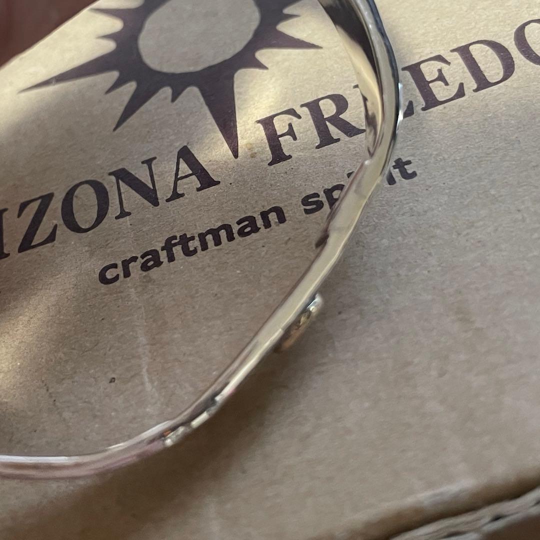 レディース　美品　超唐草　アリゾナフリーダム　バングル　ブレスレット