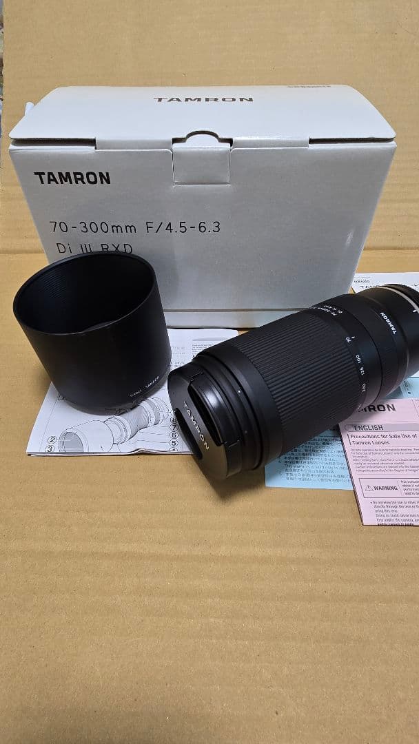 Ｚマウント用 タムロン70-300mm F/4.5-6.3 Di III 新品！