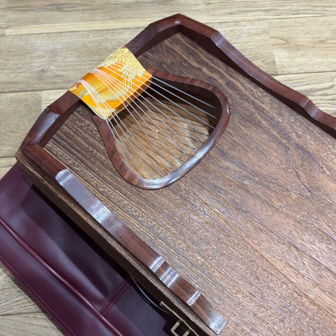 筝 琴 詩絵 蒔絵 13弦 並甲 すだれ彫り 琴柱 カバー 爪 初心者 セット