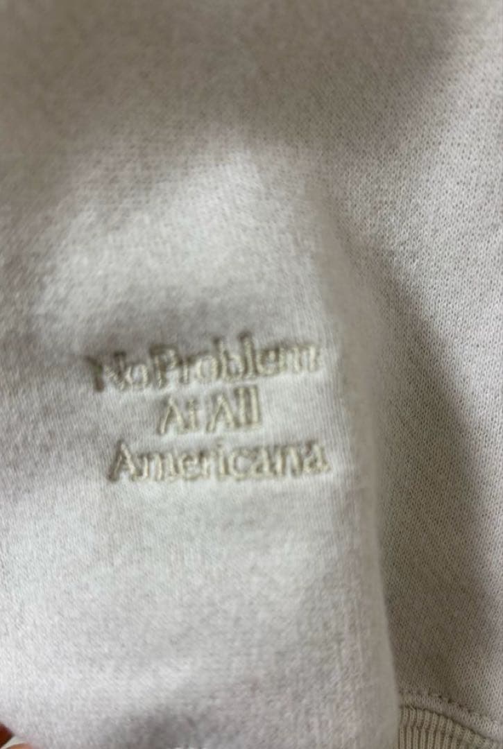 【creme】アメリカーナWIDE FULLZIP HOODIE