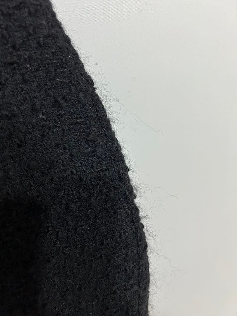 CLANE × Minami Tanakaツイードコートブラック