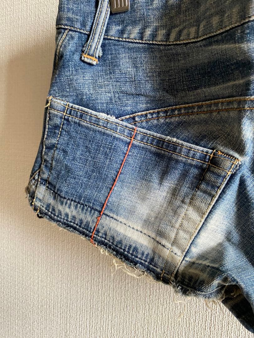 26 lgb ルグランブルー　デニム　ショートパンツ　スカル