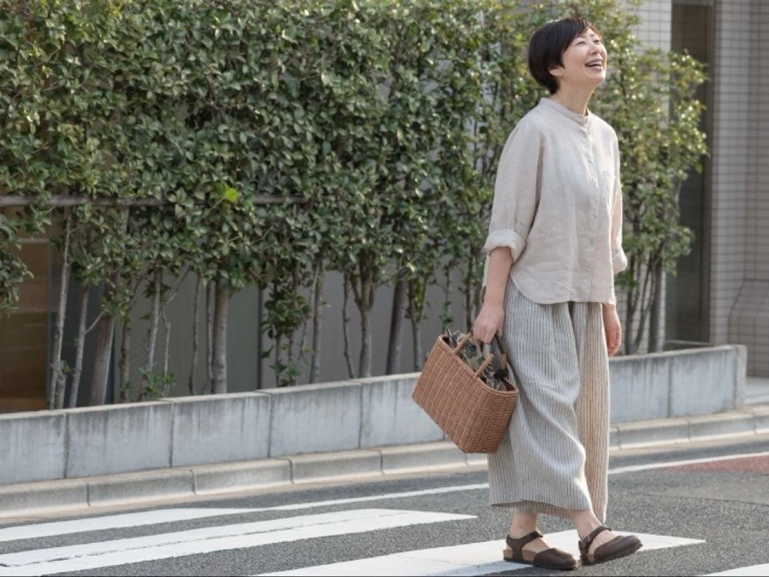 foglinenwork キナル 金子敦子さんコラボ ごきげんパンツ