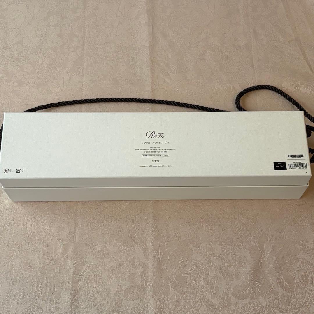 リファカールアイロン プロ　ブラック（38mm）