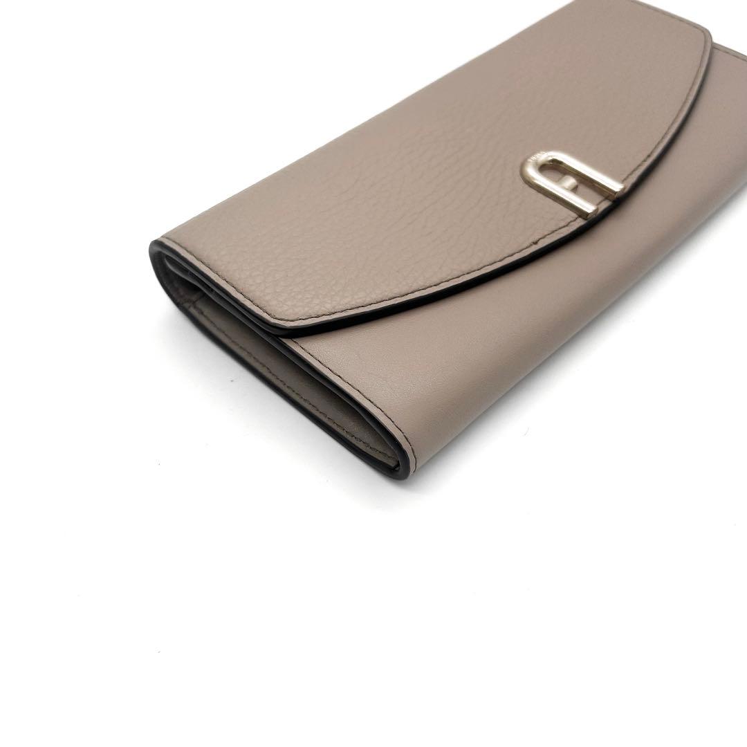 未使用級　FURLA　フルラ　長財布　レザー　アーチロゴ　ソフィア