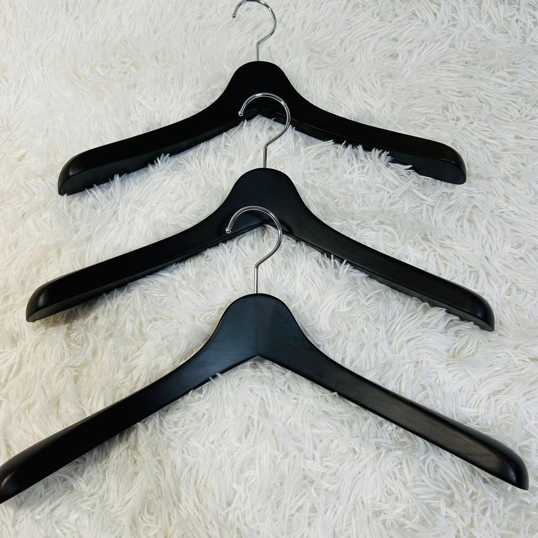 美品！ ナカタハンガー ジャケットハンガー スラックス木製ハンガー 6本 セット
