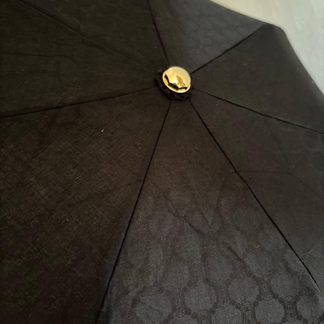 タグ付き未使用品　CELINE セリーヌ 日傘 黒　折り畳み
