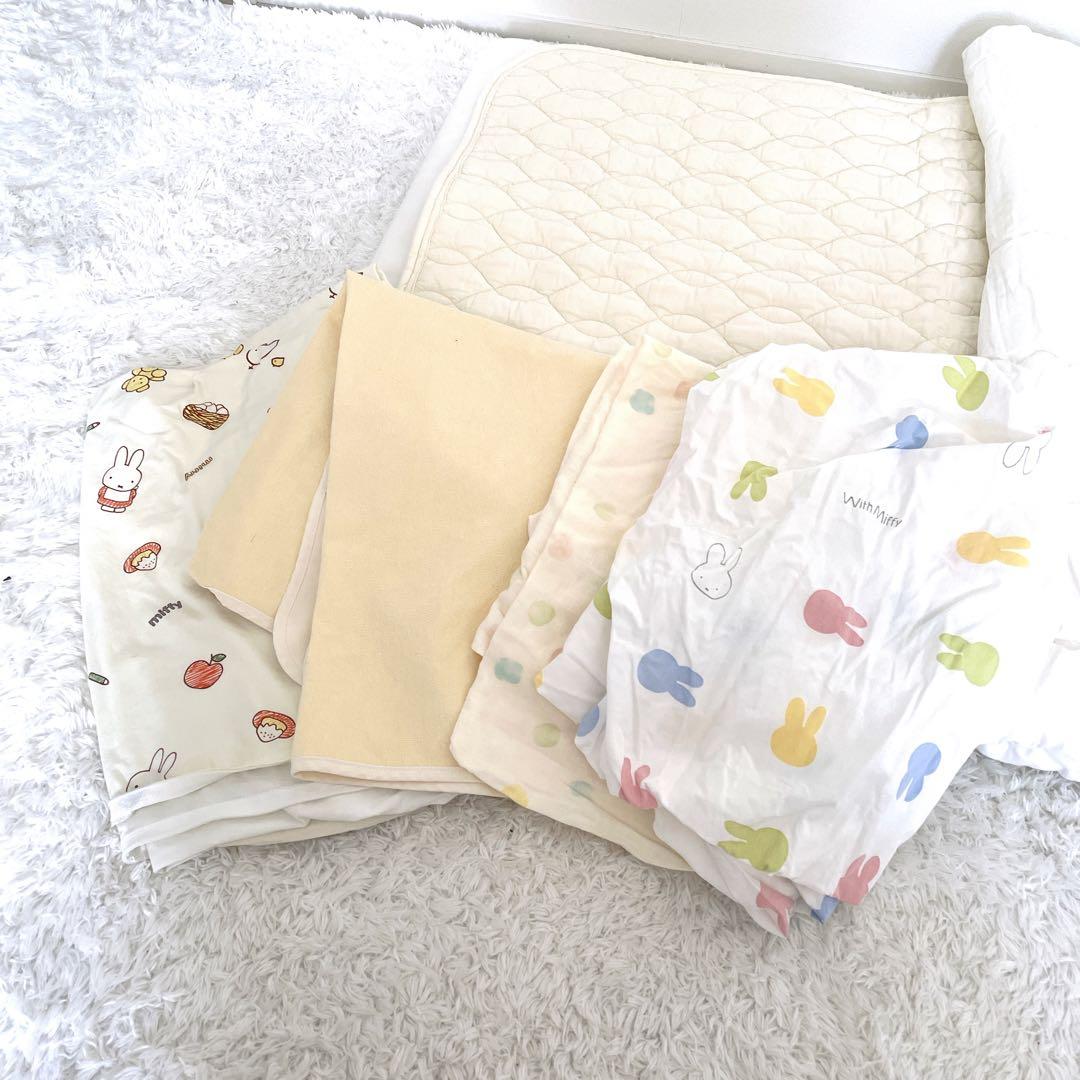 KATOJI カトージ美品✨ミニベビーベッド 西川お布団一式セット　02700