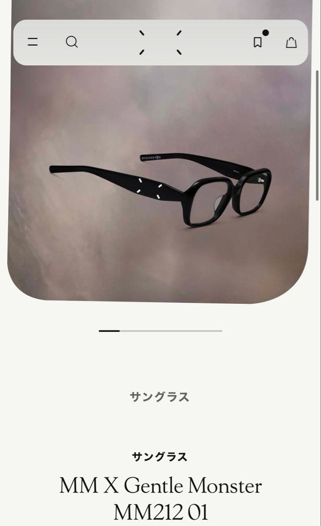 gentle monster×maison margiela コラボ　サングラス
