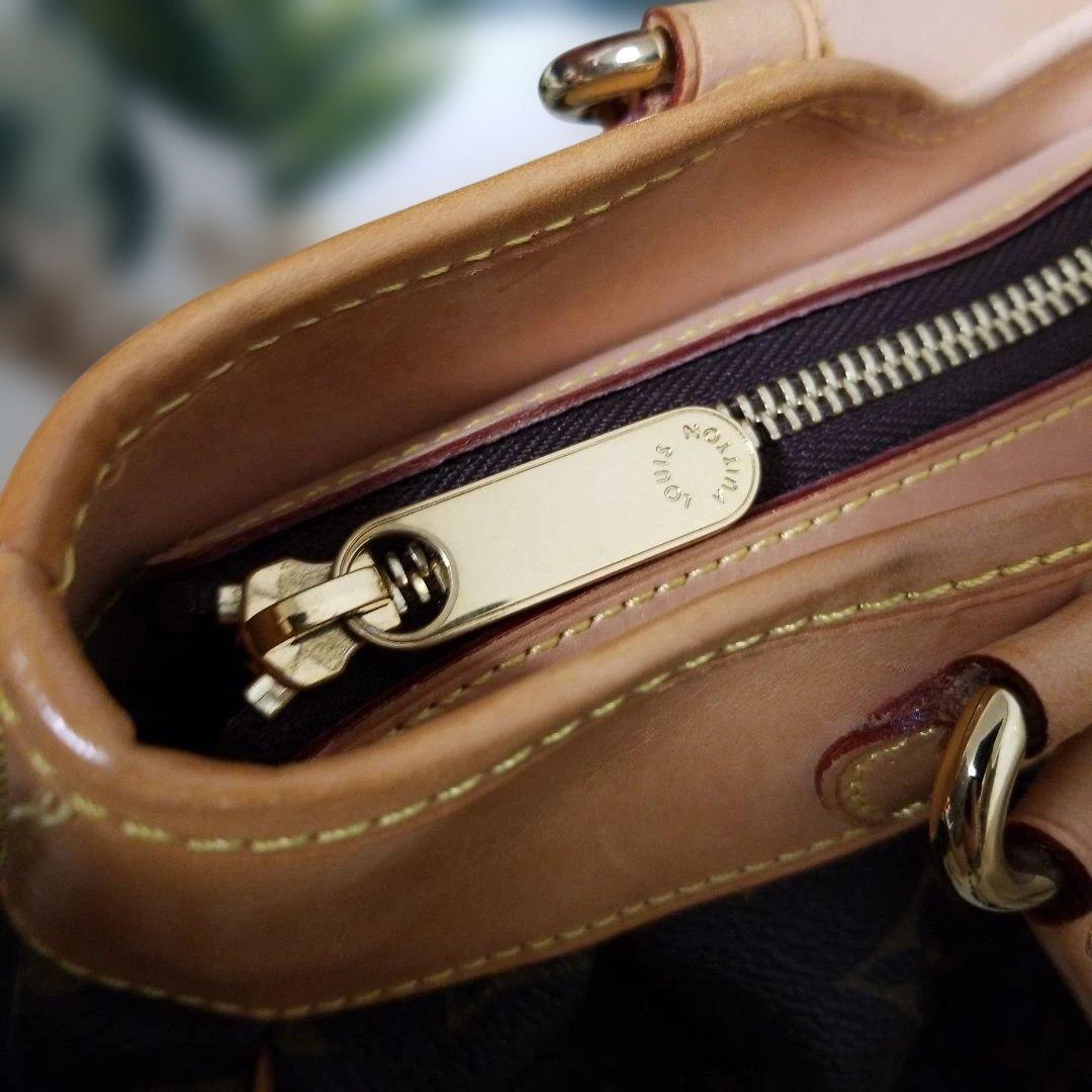 【美品】希少★ルイヴィトン ボエシPM モノグラム ハンドバッグ ブラウン ★