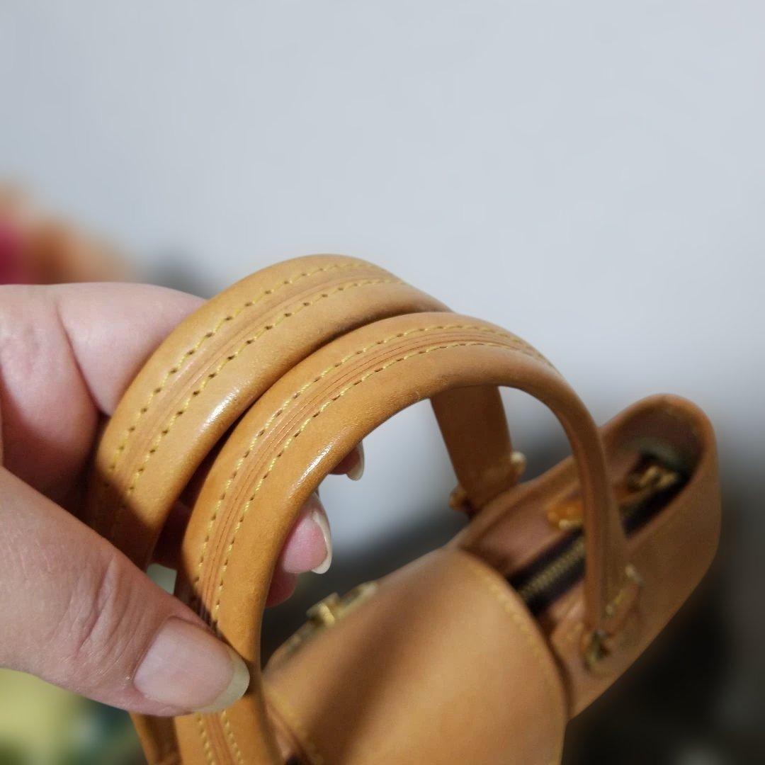 【美品】希少★ルイヴィトン ボエシPM モノグラム ハンドバッグ ブラウン ★