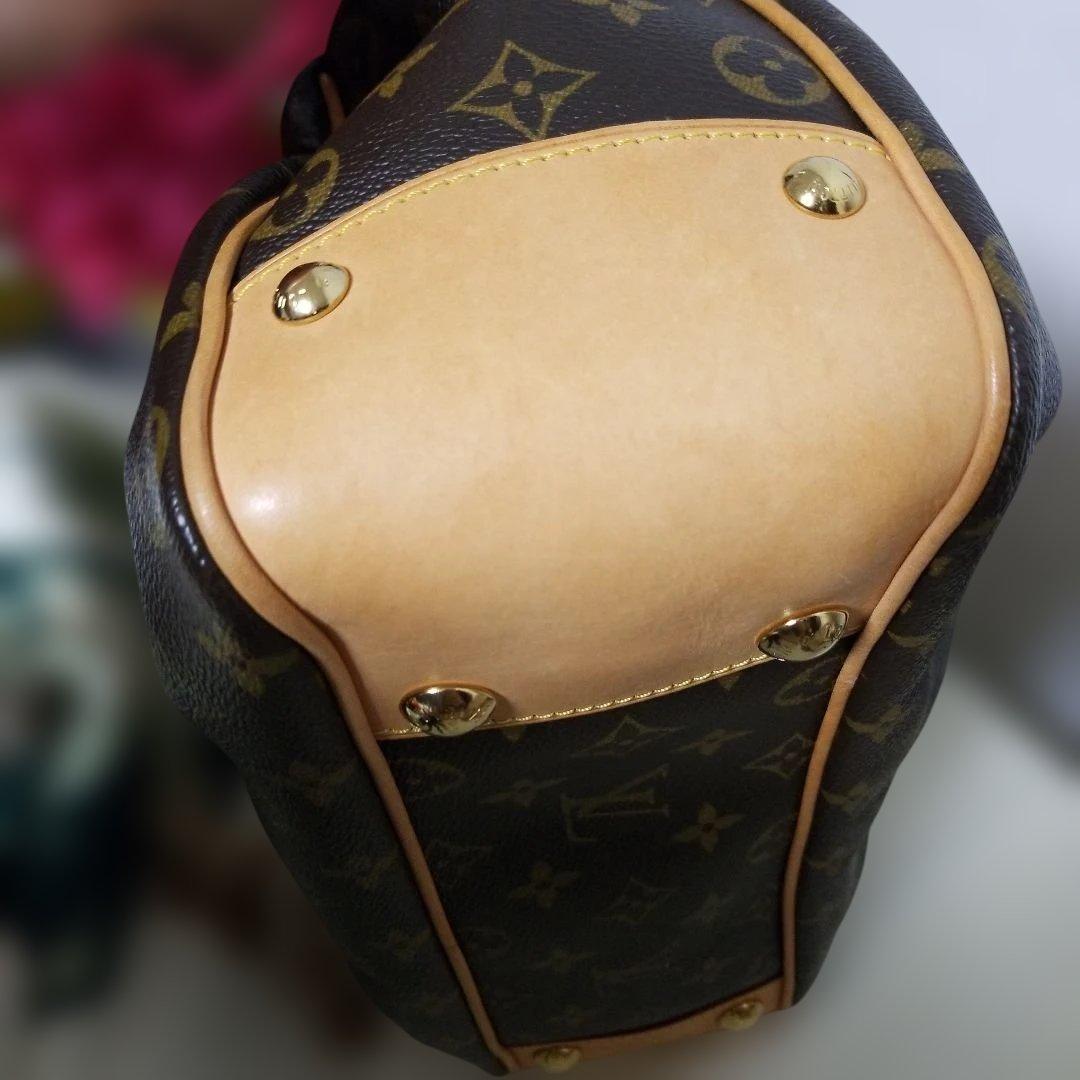 【美品】希少★ルイヴィトン ボエシPM モノグラム ハンドバッグ ブラウン ★