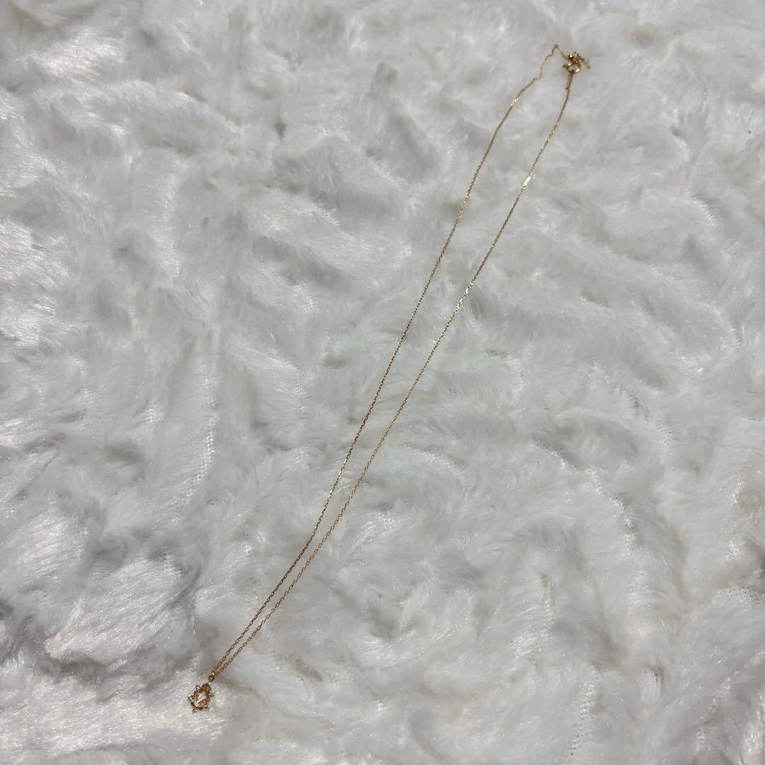 な*ん様 ノジェス ホワイトトパーズ K10ネックレス