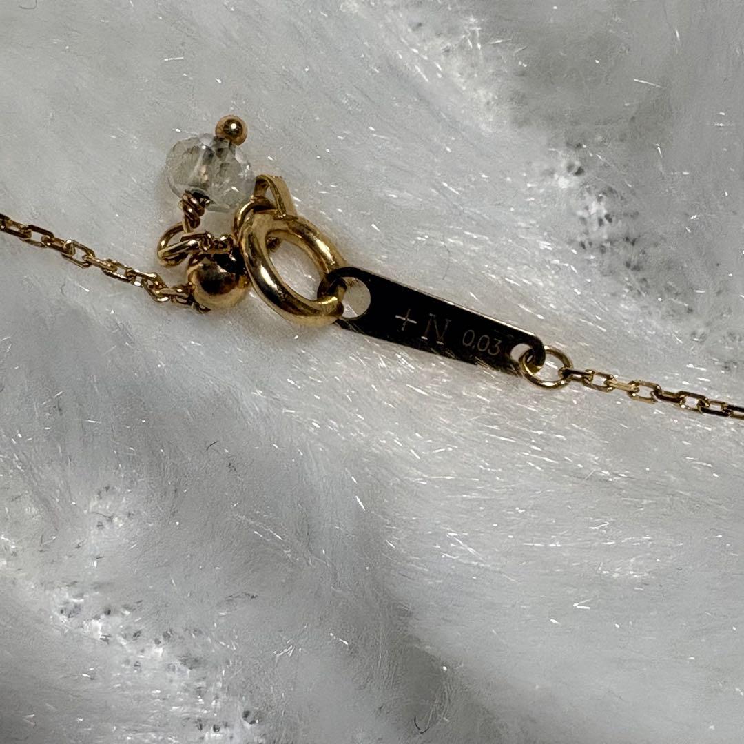 な*ん様 ノジェス ホワイトトパーズ K10ネックレス